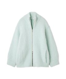 SNIDEL | アルパカシャギージップコート(ブルゾン)