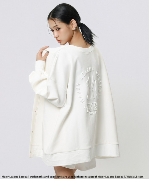 BACK TO THE FIELD(バック トゥー ザ フィールド)の「【MLB】エンボスセットアップ(セットアップ・レディース・ホワイト/グレー/ブラック・FREE)」の4枚目の写真