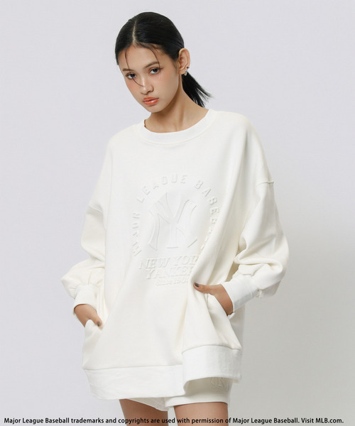 BACK TO THE FIELD(バック トゥー ザ フィールド)の「【MLB】エンボスセットアップ(セットアップ・レディース・ホワイト/グレー/ブラック・FREE)」の5枚目の写真