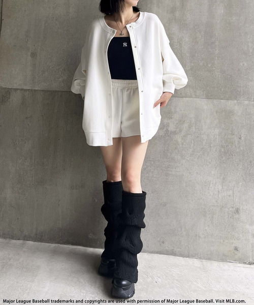 BACK TO THE FIELD(バック トゥー ザ フィールド)の「【MLB】エンボスセットアップ(セットアップ・レディース・ホワイト/グレー/ブラック・FREE)」の6枚目の写真