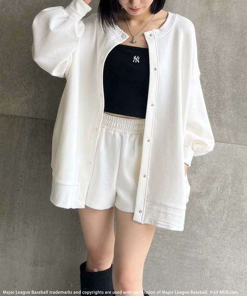 BACK TO THE FIELD(バック トゥー ザ フィールド)の「【MLB】エンボスセットアップ(セットアップ・レディース・ホワイト/グレー/ブラック・FREE)」の7枚目の写真