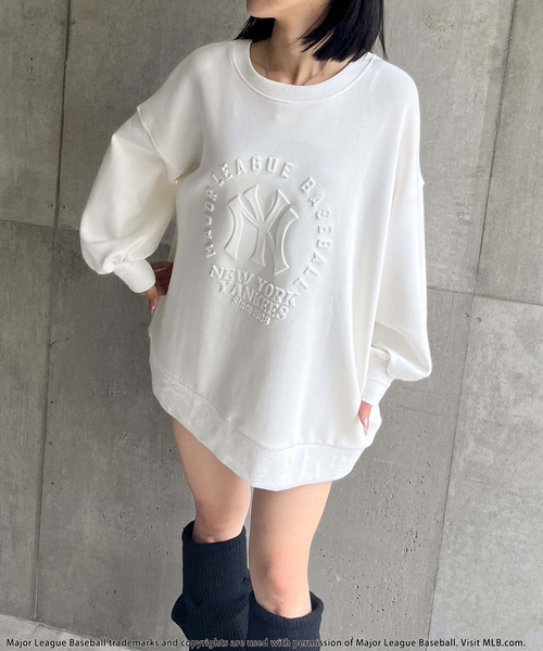 BACK TO THE FIELD(バック トゥー ザ フィールド)の「【MLB】エンボスセットアップ(セットアップ・レディース・ホワイト/グレー/ブラック・FREE)」の9枚目の写真