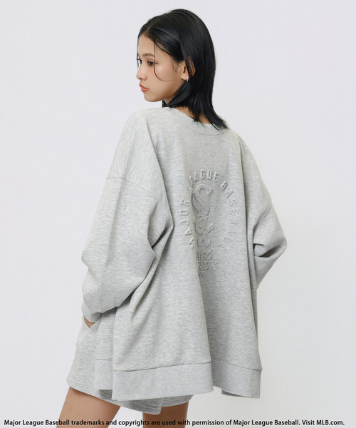 BACK TO THE FIELD(バック トゥー ザ フィールド)の「【MLB】エンボスセットアップ(セットアップ・レディース・ホワイト/グレー/ブラック・FREE)」の10枚目の写真