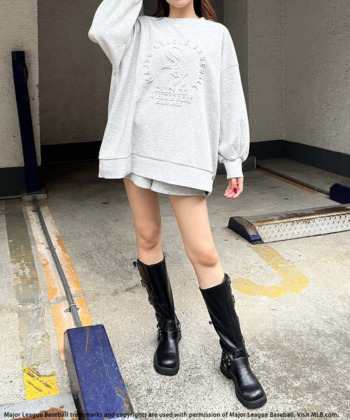 BACK TO THE FIELD(バック トゥー ザ フィールド)の「【MLB】エンボスセットアップ(セットアップ・レディース・ホワイト/グレー/ブラック・FREE)」の15枚目の写真
