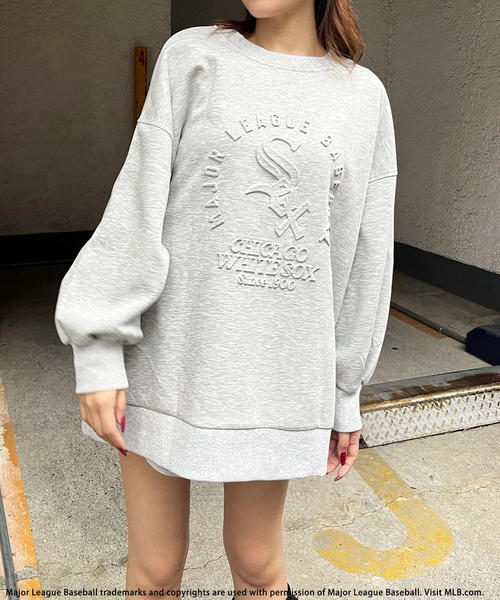 BACK TO THE FIELD(バック トゥー ザ フィールド)の「【MLB】エンボスセットアップ(セットアップ・レディース・ホワイト/グレー/ブラック・FREE)」の16枚目の写真