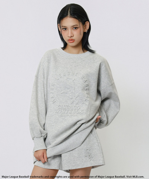 BACK TO THE FIELD(バック トゥー ザ フィールド)の「【MLB】エンボスセットアップ(セットアップ・レディース・ホワイト/グレー/ブラック・FREE)」の3枚目の写真