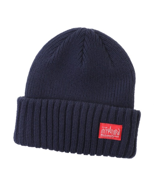 Manhattan Portage（マンハッタンポーテージ）の「Rib Knit Watch（ニットキャップ/ビーニー・メンズ・ベージュ/グレー/ワイン/ブラック/ピンク/ネイビー/オレンジ/オフホワイト・FREE）」の5枚目の写真