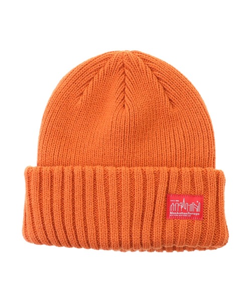Manhattan Portage（マンハッタンポーテージ）の「Rib Knit Watch（ニットキャップ/ビーニー・メンズ・ベージュ/グレー/ワイン/ブラック/ピンク/ネイビー/オレンジ/オフホワイト・FREE）」の9枚目の写真