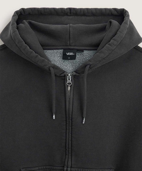 VANS(バンズ)の「VANS PREMIUM ジップフーディー / LX Zip Hoodie Faded Black VN000P98EMV1(パーカー・メンズ・スミクロ・LARGE/MEDIUM/SMALL/X-LARGE)」の2枚目の写真