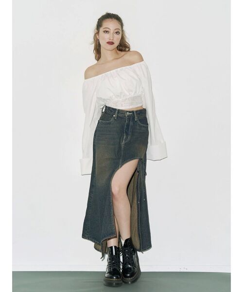 EVRIS(エヴリス)の「バックリボンブラウス(シャツ/ブラウス・レディース・ホワイト/ブラック・FREE)」の9枚目の写真