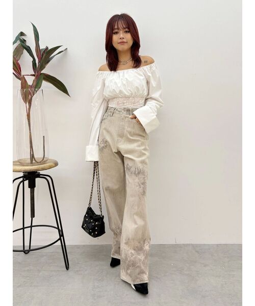 EVRIS(エヴリス)の「バックリボンブラウス(シャツ/ブラウス・レディース・ホワイト/ブラック・FREE)」の17枚目の写真