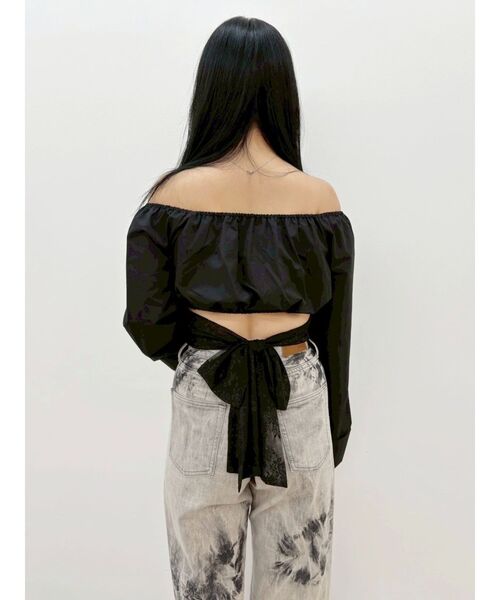 EVRIS(エヴリス)の「バックリボンブラウス(シャツ/ブラウス・レディース・ホワイト/ブラック・FREE)」の19枚目の写真