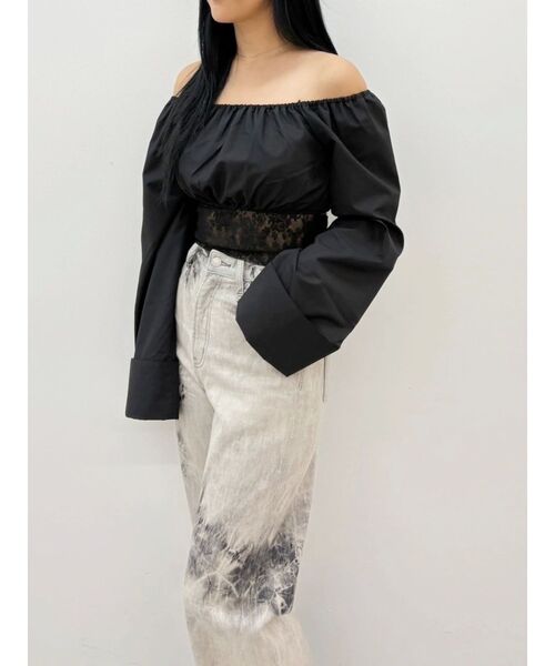 EVRIS(エヴリス)の「バックリボンブラウス(シャツ/ブラウス・レディース・ホワイト/ブラック・FREE)」の22枚目の写真