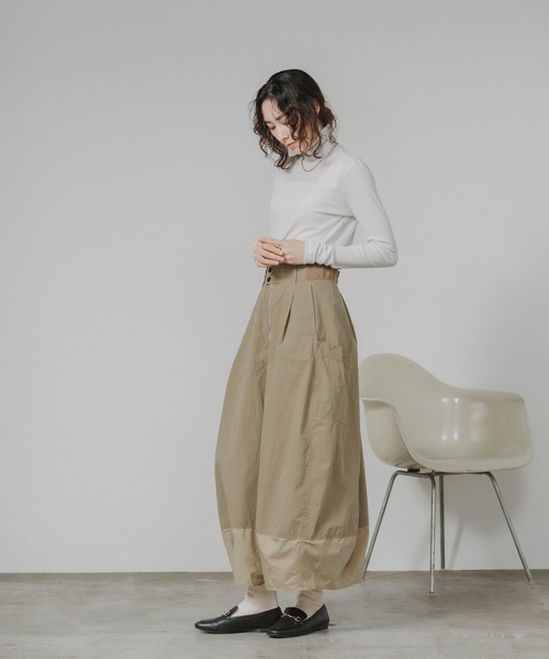 Garance et VioLette(ギャランスエトヴィオレット)の「Garance et VioLette/ギャランスエトヴィオレット テレコ編み エアリー タートル カットソー(Tシャツ/カットソー・レディース・グレー/モカ/グレー系・FREE)」の10枚目の写真
