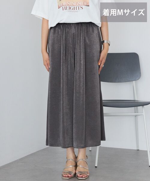 アメリカンホリック　スカーチョ２枚セット 選べる丈2サイズ】マットサテンスカーチョ/AMERICAN HOLIC