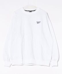 Reebok（リーボック）の「2025AW Reebok/リーボック 裏起毛 ワンポイント刺繍 クルーネックスウェットトレーナー 無地レディース メンズ（スウェット）」