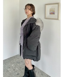 SNIDEL | 【WEB限定カラーあり】西川フードファーミドルダウン(ダウンジャケット/コート)