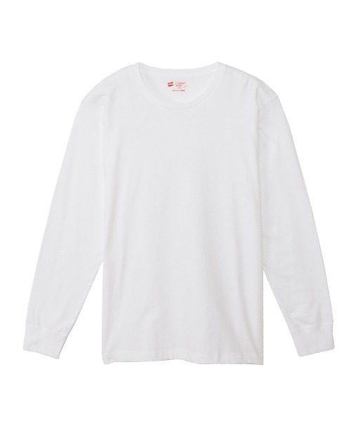 HANES(ヘインズ)の「【Hanes/ヘインズ】JAPAN FIT 2P クルーネックロングスリーブTシャツ H5440(Tシャツ/カットソー・レディース・マルチ・M/L/XL)」の3枚目の写真