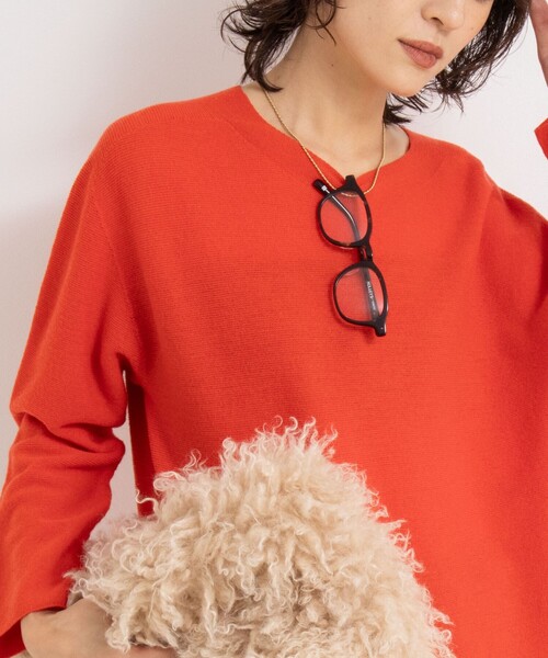 セール】《手洗い可能》カールカールガータープルオーバー（ニット