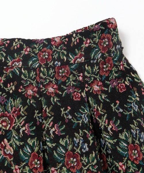 HeartE ゴブランフレアスカート YECCA VECCA スカート ゴブラン柄フレアスカート : ZOZOTOWN