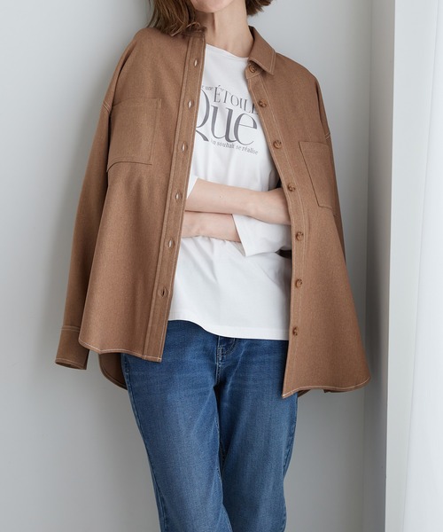 BELLUNA PLUS(ベルーナ)の「綿100%大人プリントプルオーバー(Tシャツ/カットソー・レディース・ホワイト系その他2/ブルーグレー/カーキ/ホワイト系その他/ホワイト系その他3/ブルー系その他・LARGE/MEDIUM/X-LARGE)」の21枚目の写真