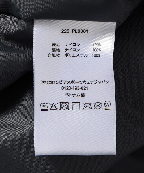 FREAK'S STORE（フリークスストア）の「限定展開 Columbia/コロンビア W Hike to Point Jacket/ウィメンズ ハイク トゥ ポイント ジャケット（ダウンジャケット/コート・レディース・ブラック/ベージュ・LARGE/MEDIUM）」の19枚目の写真