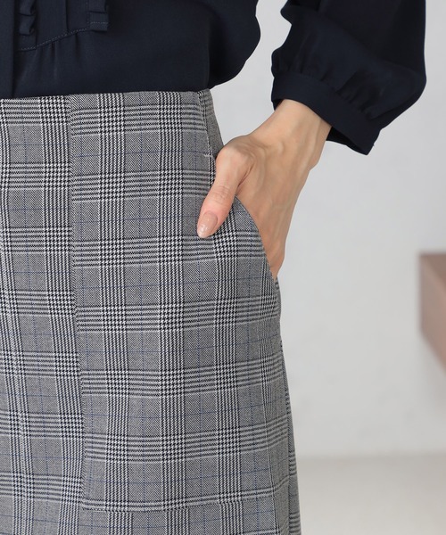 GALLORIA（ギャローリア）の「ベイカーナロースカート（スカート・レディース・グレー/ブルー/ネイビー・S/M/L/LL）」の9枚目の写真