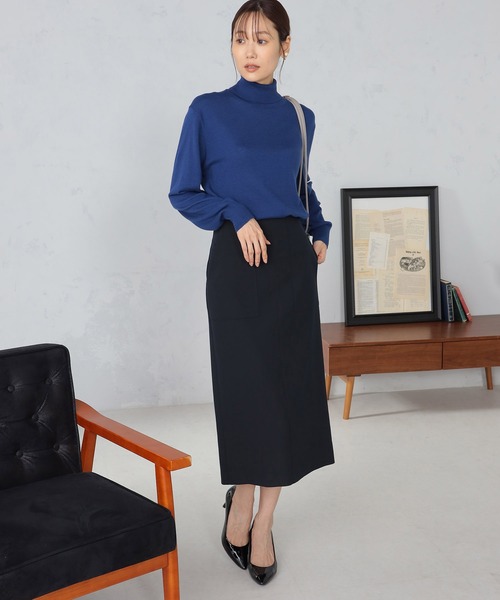 GALLORIA（ギャローリア）の「ベイカーナロースカート（スカート・レディース・グレー/ブルー/ネイビー・S/M/L/LL）」の12枚目の写真