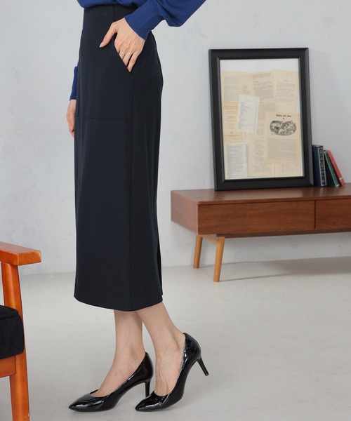 GALLORIA（ギャローリア）の「ベイカーナロースカート（スカート・レディース・グレー/ブルー/ネイビー・S/M/L/LL）」の13枚目の写真