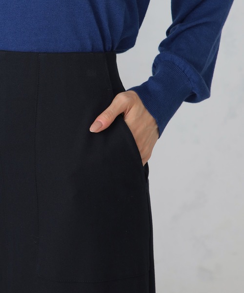 GALLORIA（ギャローリア）の「ベイカーナロースカート（スカート・レディース・グレー/ブルー/ネイビー・S/M/L/LL）」の8枚目の写真