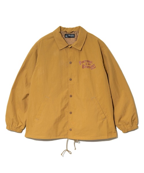 CUBE SUGAR（キューブシュガー）の「CUBE SUGAR/キューブシュガー　ナイロンワッシャー Backプリント コーチJK（ブルゾン・レディース・マスタード/ブラック/グリーン・FREE）」の10枚目の写真