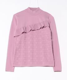 marie claire（マリ・クレール）の「【marieclaire/マリクレール】レディースハイネックセーター｜軽量ニット・フレアデザイン｜ゴルフウェア秋冬（ニット/セーター・レディース）」