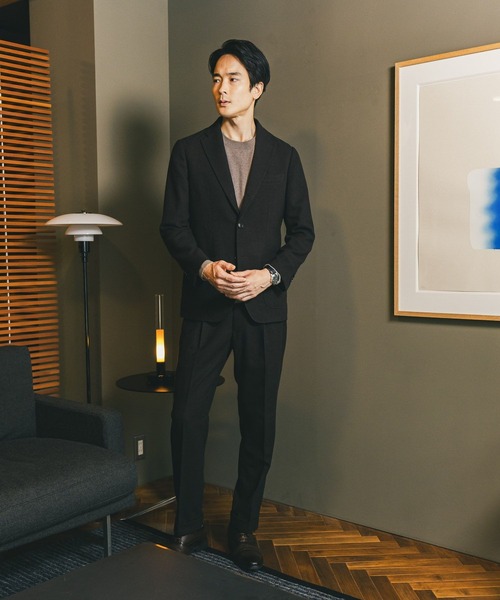 GLOBAL WORK（グローバルワーク）の「ウールブレンドパンツ/Salon de GW/581180（スラックス・メンズ・ネイビー/ブラウン/グレー・SMALL/MEDIUM/LARGE/X-LARGE）」の18枚目の写真