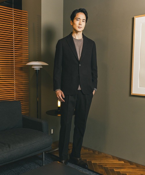 GLOBAL WORK（グローバルワーク）の「ウールブレンドパンツ/Salon de GW/581180（スラックス・メンズ・ネイビー/ブラウン/グレー・SMALL/MEDIUM/LARGE/X-LARGE）」の20枚目の写真