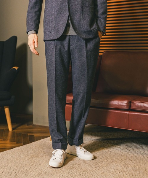 ウールブレンドパンツ/Salon de GW/581180（スラックス）｜GLOBAL WORK