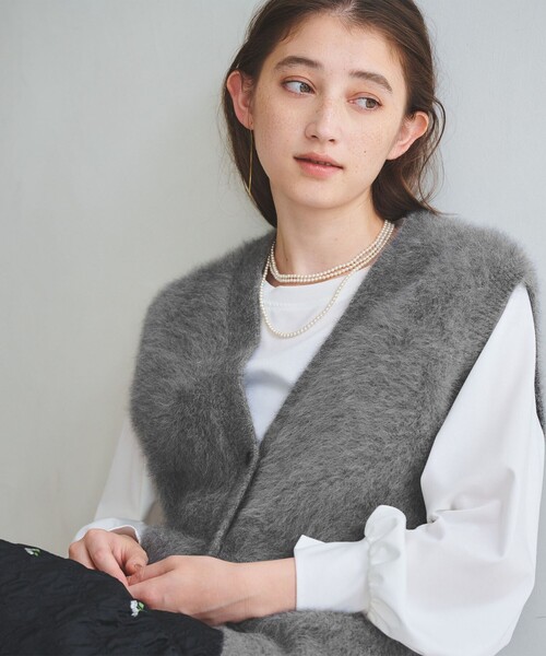 フォックスカシミヤ Vネック ベスト（ベスト）｜UNITED ARROWS