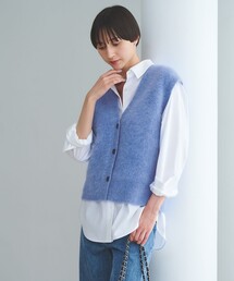 UNITED ARROWS（ユナイテッドアローズ）の「フォックスカシミヤ Vネック ベスト（ベスト・レディース）」