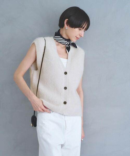 フォックスカシミヤ Vネック ベスト（ベスト）｜UNITED ARROWS