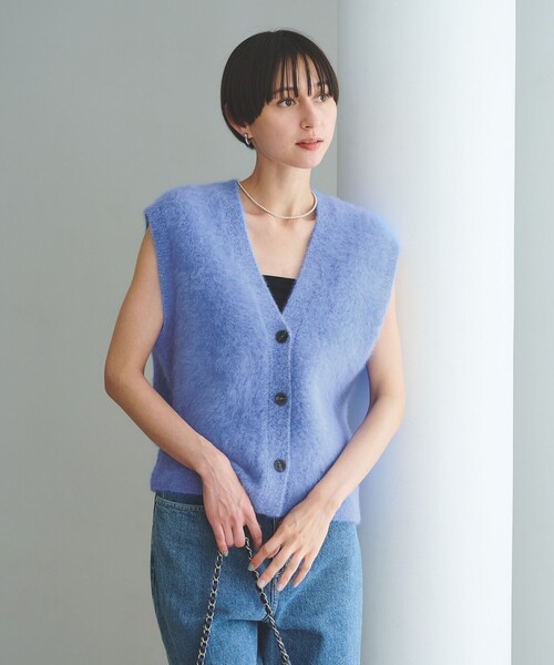 フォックスカシミヤ Vネック ベスト（ベスト）｜UNITED ARROWS