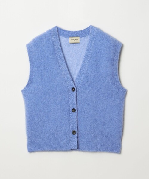 UNITED ARROWS（ユナイテッドアローズ）の「フォックスカシミヤ Vネック ベスト（ベスト・レディース・その他7/グレー系/ライトグレー・FREE）」の19枚目の写真