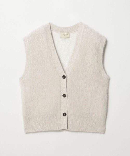 UNITED ARROWS（ユナイテッドアローズ）の「フォックスカシミヤ Vネック ベスト（ベスト・レディース・その他7/グレー系/ライトグレー・FREE）」の12枚目の写真