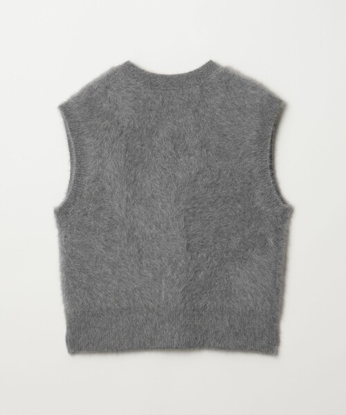 UNITED ARROWS（ユナイテッドアローズ）の「フォックスカシミヤ Vネック ベスト（ベスト・レディース・その他7/グレー系/ライトグレー・FREE）」の7枚目の写真