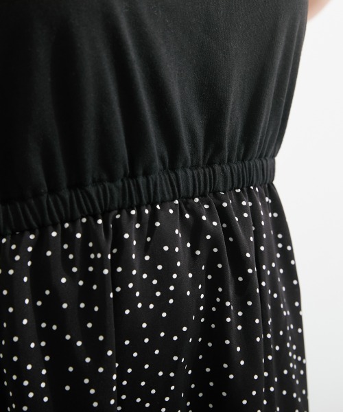 SMILE LAND（スマイルランド）の「＜大きいサイズ＞2点セット（あぜ編ニットプルオーバー＋インナーワンピース）（ワンピース・レディース・モーブ系/杢グレー/モカ/ブラック系・5L/4L/3L/LL/L）」の15枚目の写真