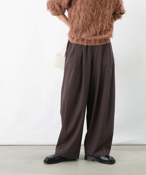 LUCA/LADY LUCK LUCA（ルカ/レディラックルカ）の「LC/LLL コクーンボリュームパンツ（その他パンツ・レディース・ブラック/ブラウン・36/38）」の13枚目の写真