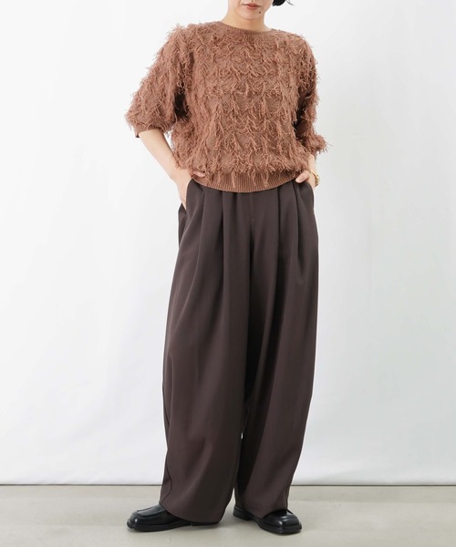 LUCA/LADY LUCK LUCA（ルカ/レディラックルカ）の「LC/LLL コクーンボリュームパンツ（その他パンツ・レディース・ブラック/ブラウン・36/38）」の15枚目の写真