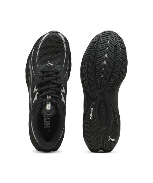 PUMA(プーマ)の「PUMA プーマ メンズ ヴェロシティ ニトロ 4 ゴアテックス ランニングシュー(スニーカー・メンズ・ブラック×シルバー・30.0cm/29.5cm/31cm/25.0cm/28.0cm/27.5cm/29.0cm/28.5cm/26.0cm/25.5cm/27.0cm/26.5cm)」の5枚目の写真