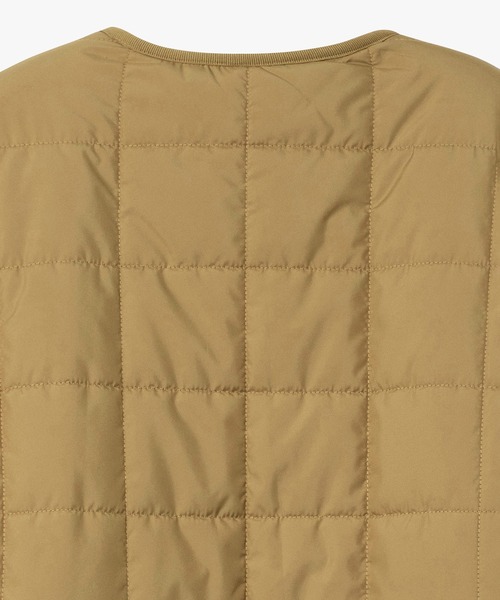 AIGLE（エーグル）の「撥水 リバーシブル キルティングボア シェルパジャケット（ブルゾン・レディース・カーキ/ダークネイビー・L/S/M/XS）」の15枚目の写真