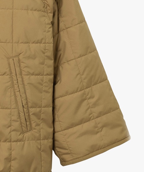 AIGLE（エーグル）の「撥水 リバーシブル キルティングボア シェルパジャケット（ブルゾン・レディース・カーキ/ダークネイビー・L/S/M/XS）」の18枚目の写真