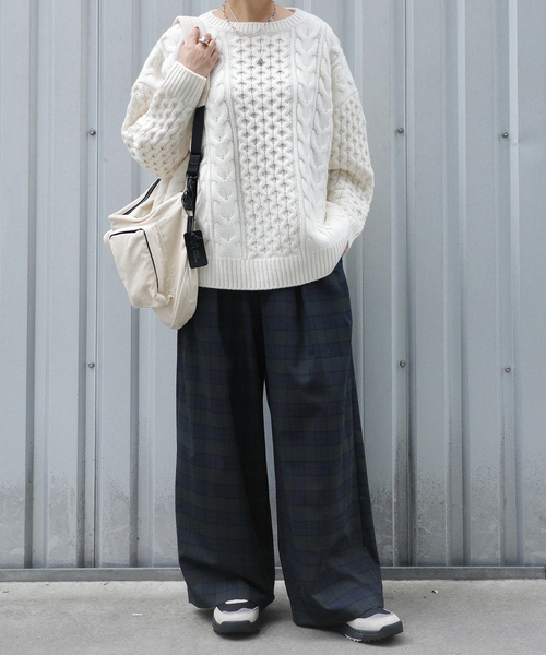 JOURNAL STANDARD LUXE（ジャーナルスタンダード　ラックス）の「TW 2タックパンツ（その他パンツ・レディース・グレー/ネイビー・SMALL/MEDIUM）」の9枚目の写真