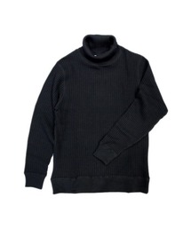 JEMORGAN ビッグワッフルタートルネック